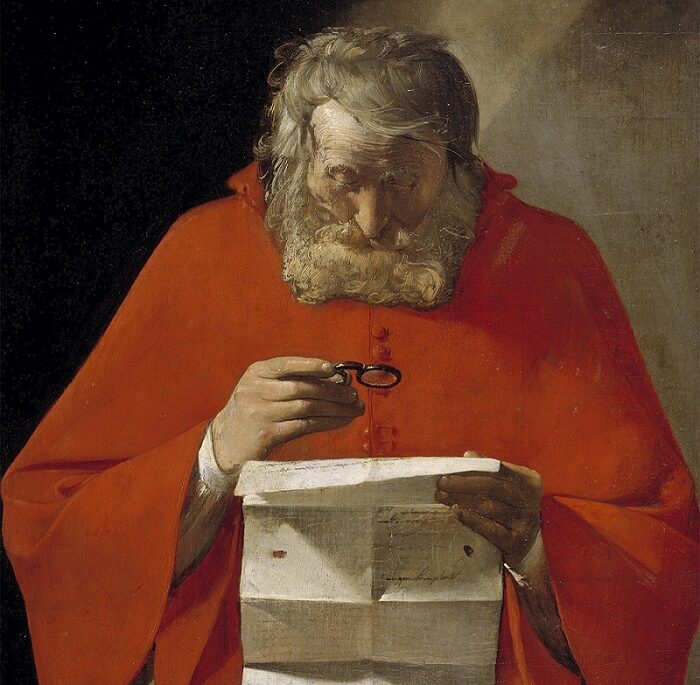 Der heilige Hieronymus, einen Brief lesend La Tour, Georges, de